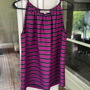 Loft XS Striped Halter top
